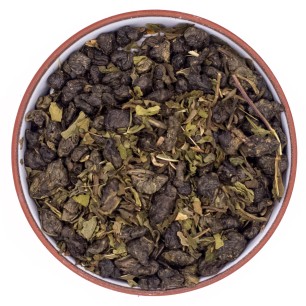 Чай зеленый ароматизированный "Нежная мята"